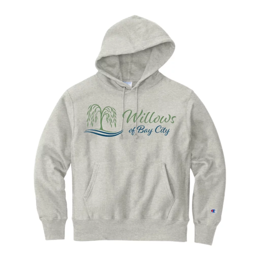 Champion® Reverse Weave® Classic Logo Hooded Sweatshirt